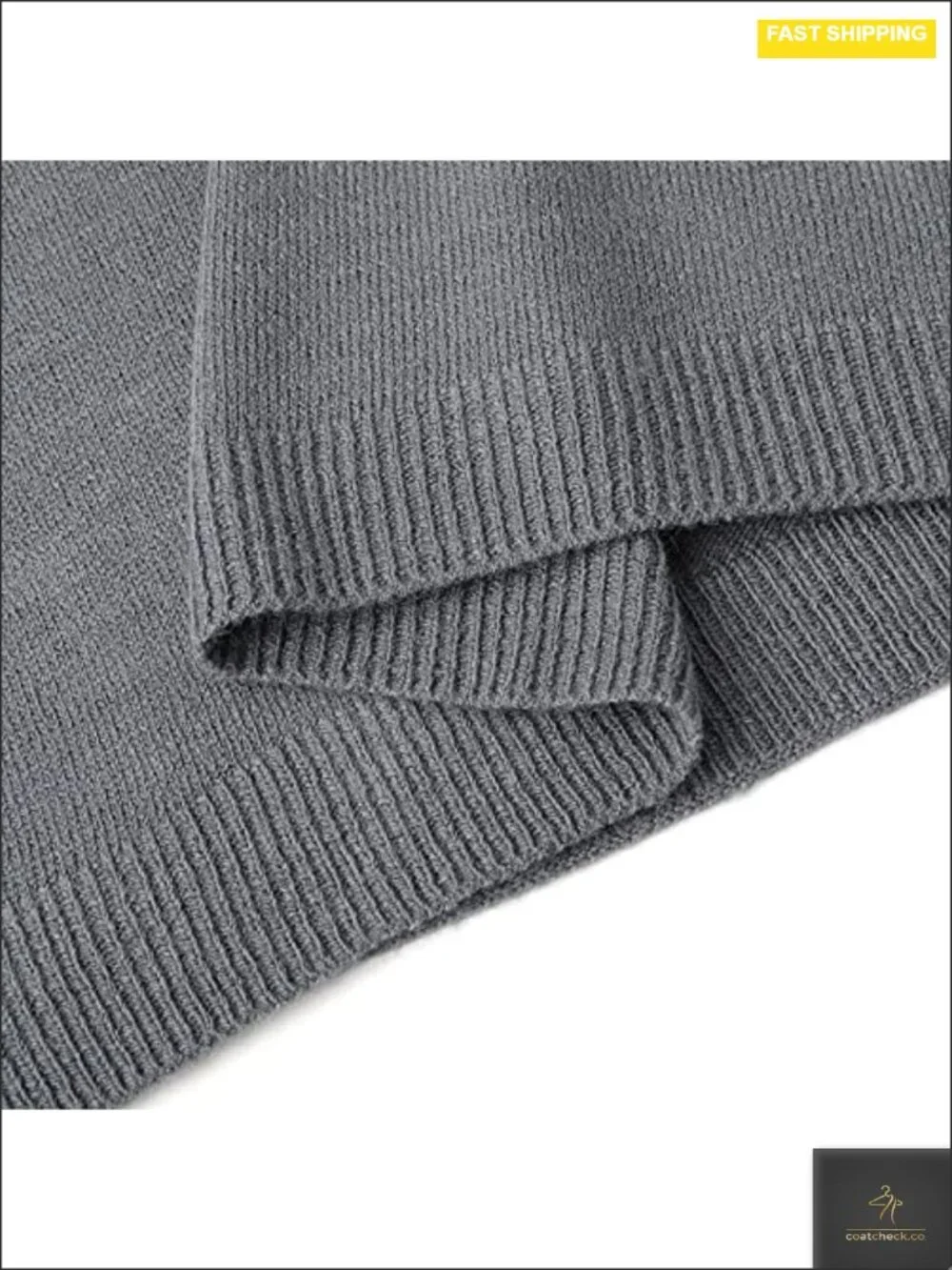 Women's Faux Cashmere Poncho Sweater Shawl Wrap Lightweight Knit Cape
